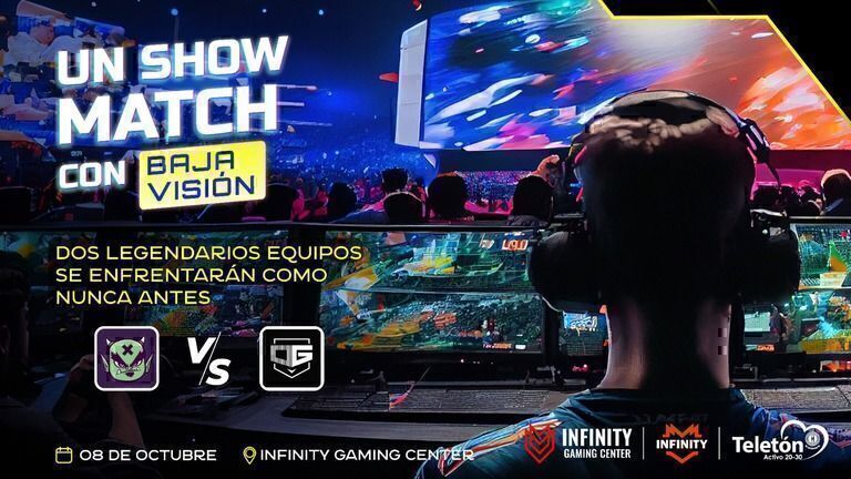 Teletón, INFINITY e INFINITY Gaming Center  llaman a la comunidad gamer para recaudar fondos